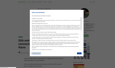 erms and Conditions Popup Plugin for WordPress